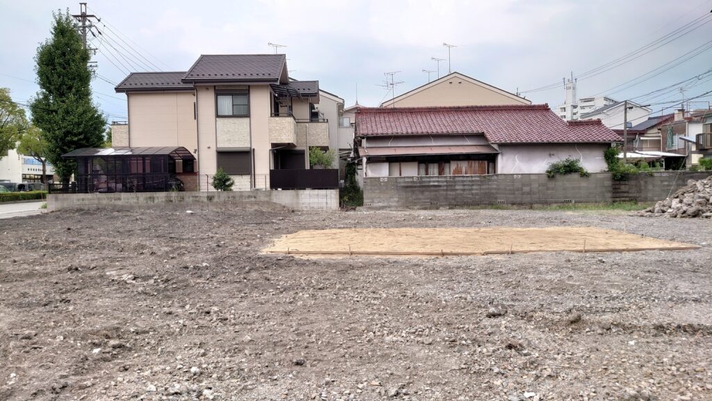 中庭のある平屋（採光と通風）（デモ） 施工前