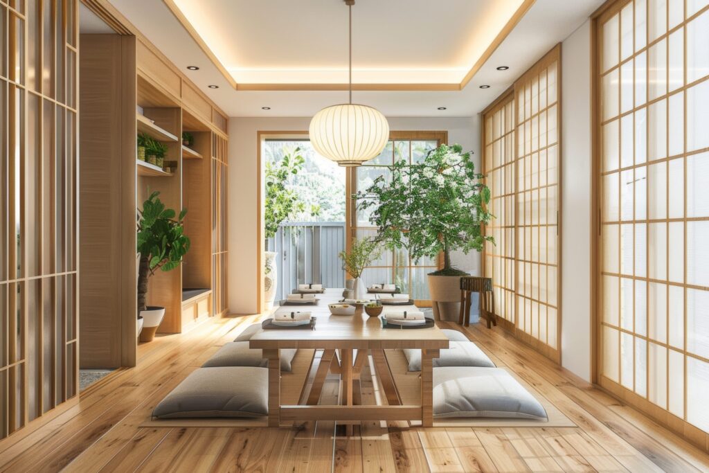 和モダンの平屋（和室と無垢）（デモ） 施工後